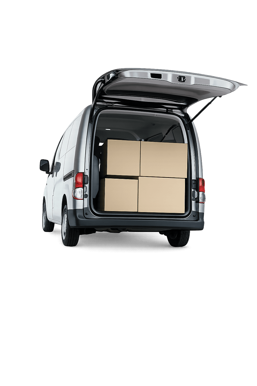 Matemovers branded moving van